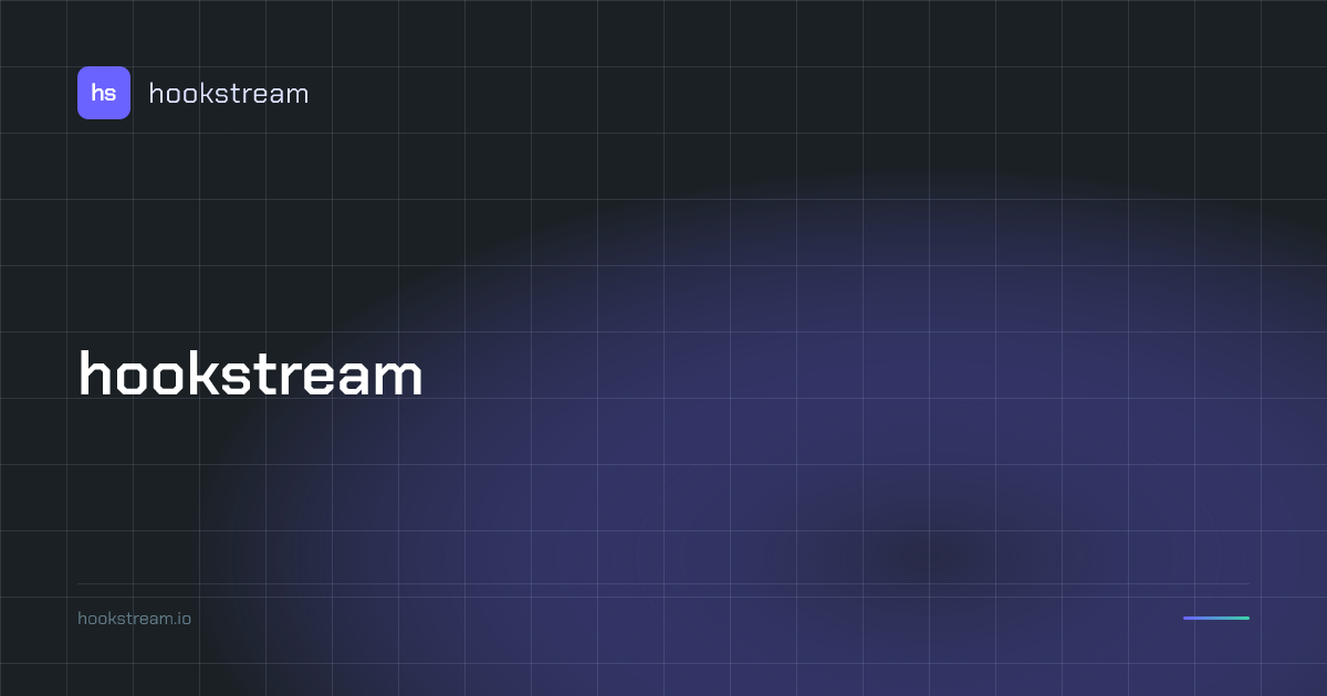 Free Webhook Testing Tool — hookstream